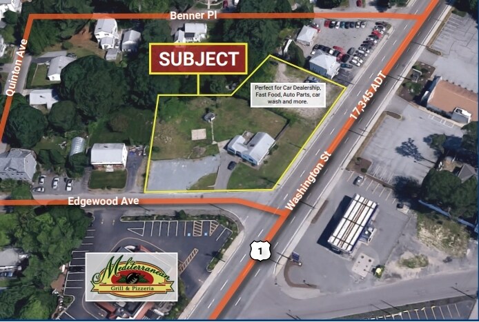 Primary Photo Of 581 Washington St, Attleboro Land For Lease