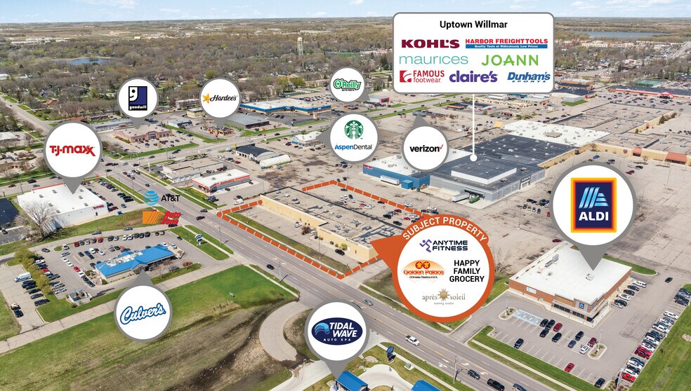 More Photos Of 1605 1st St S, Willmar Storefront For Lease