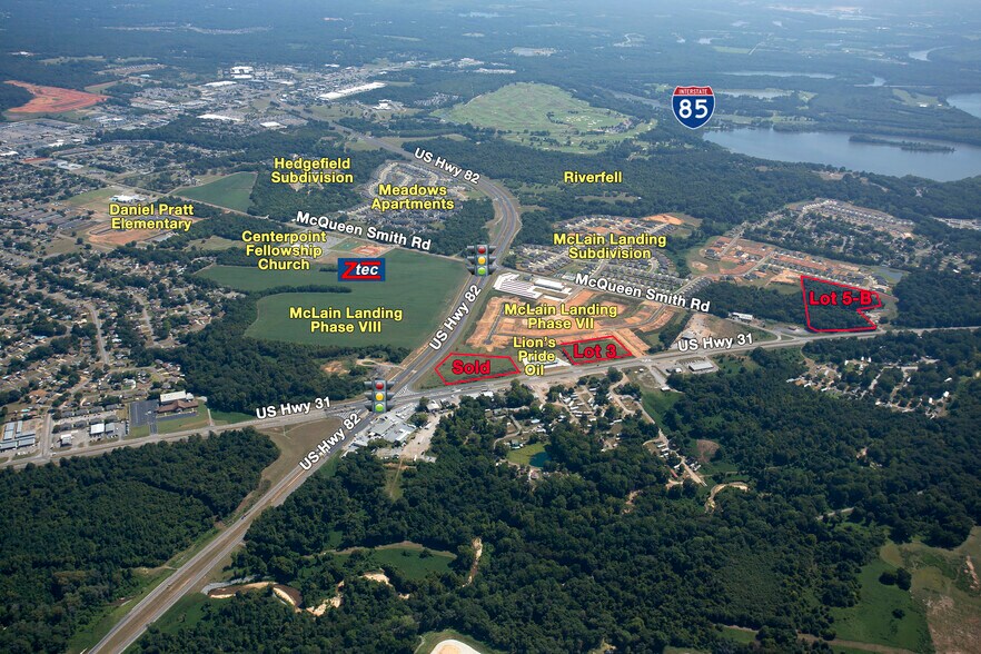 Primary Photo Of McQueen Smith & Hwy 31, Prattville Land For Sale