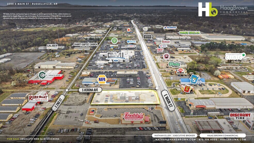 More Photos Of 2200 E Main St, Russellville Fast Food For Sale