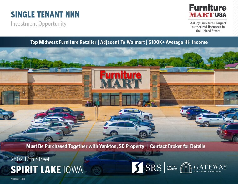 Primary Photo Of 2502 17th St, Spirit Lake Storefront For Sale