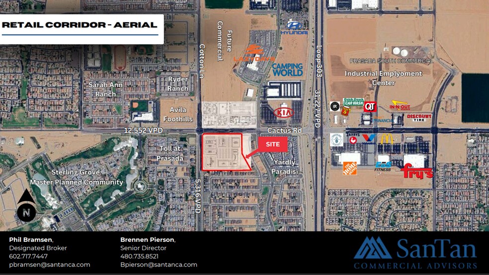 More Photos Of SEC Cactus Rd & Cotton Ln, Surprise General Retail For Lease