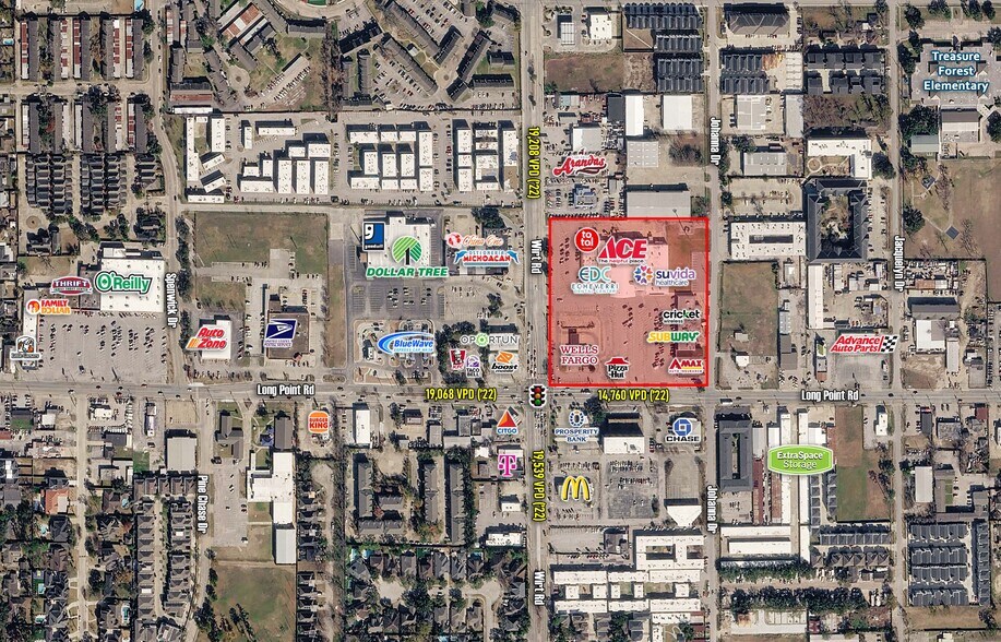 More Photos Of 7800-7844 Long Point Rd, Houston Storefront For Lease