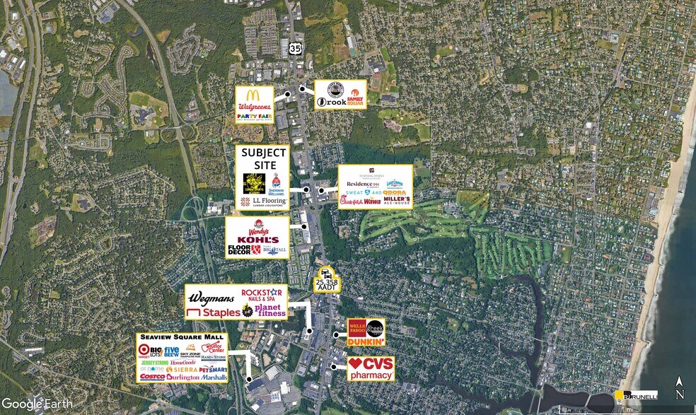 More Photos Of 1604 S Route 35, Oakhurst Freestanding For Lease