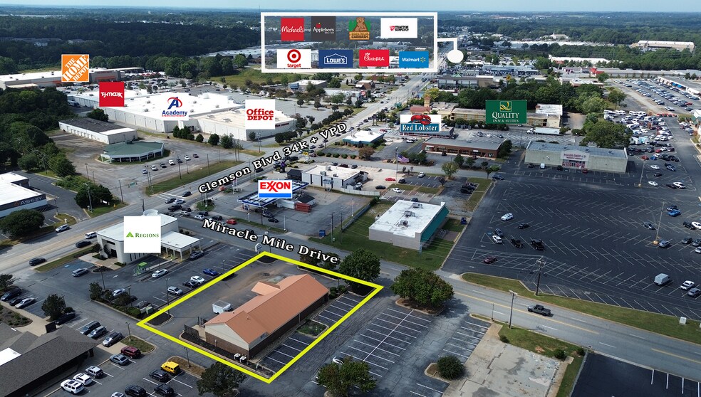 More Photos Of 102 Miracle Mile Dr, Anderson Freestanding For Lease