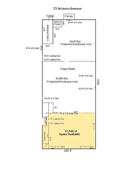 More Photos Of 72 Arizona Ave, Plattsburgh Manufacturing For Lease