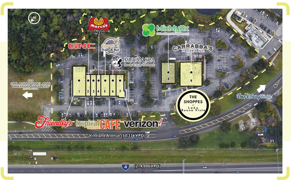 More Photos Of 8600-8696 Vineland Ave, Orlando Restaurant For Sale