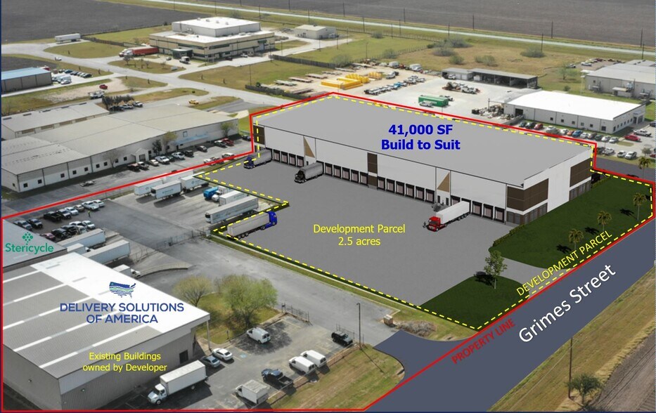 Primary Photo Of 5706 E Grimes St, Harlingen Distribution For Lease