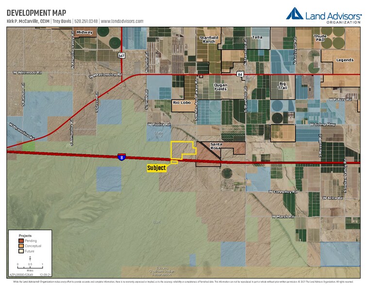 More Photos Of I-8 & White and Parker Road, Stanfield Land For Sale