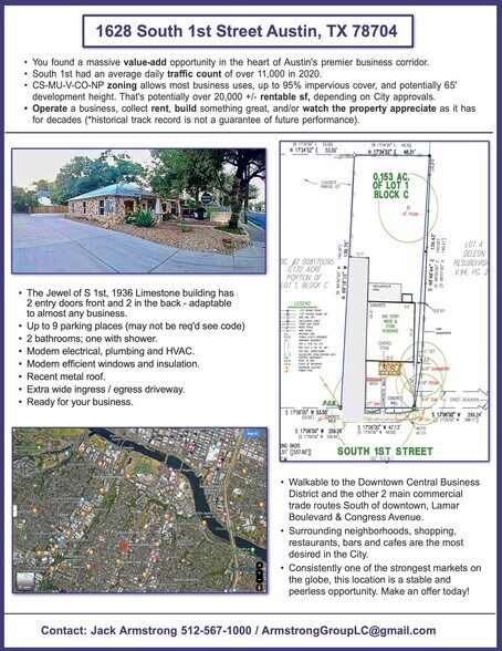 More Photos Of 1628 S 1st St, Austin General Retail For Sale