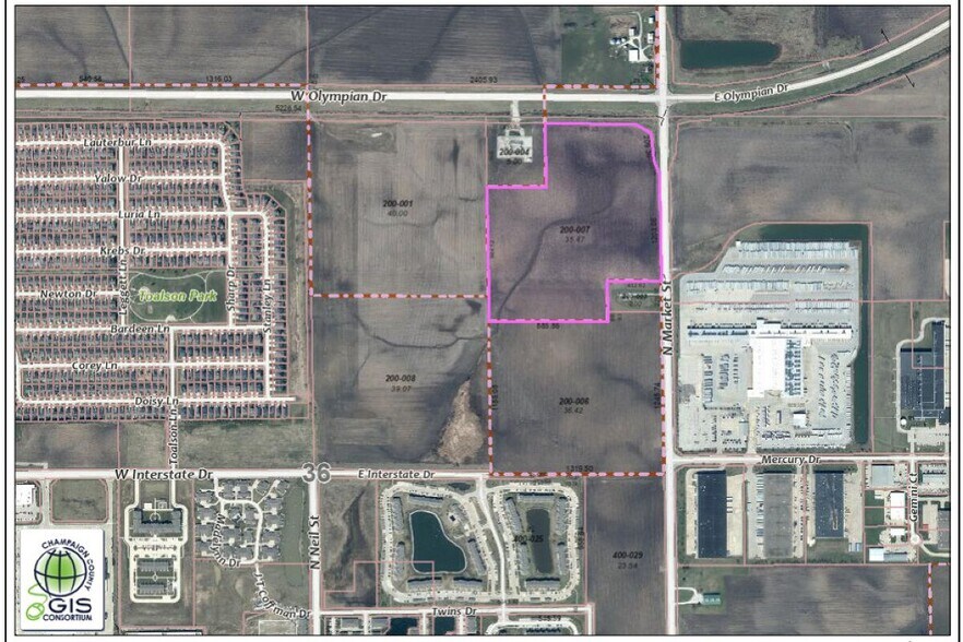 Primary Photo Of 35 W Olympian Dr, Champaign Land For Sale