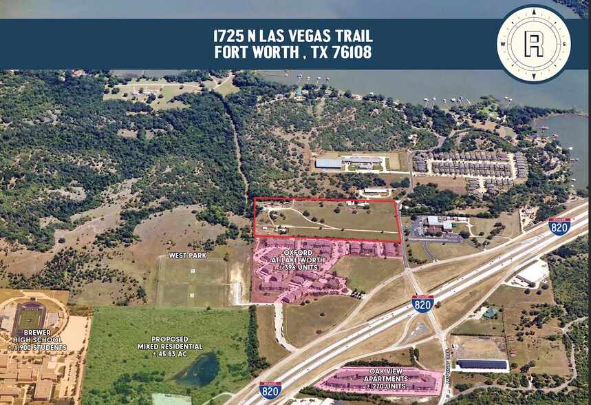 Primary Photo Of 1725 N Las Vegas Trl, Fort Worth Land For Sale