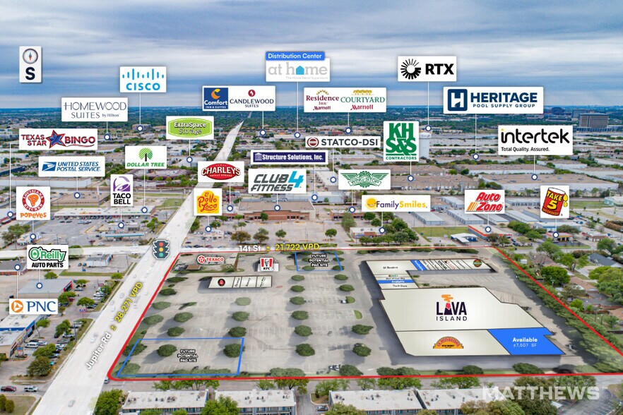 More Photos Of 1401-1409 Jupiter Rd, Plano Unknown For Lease