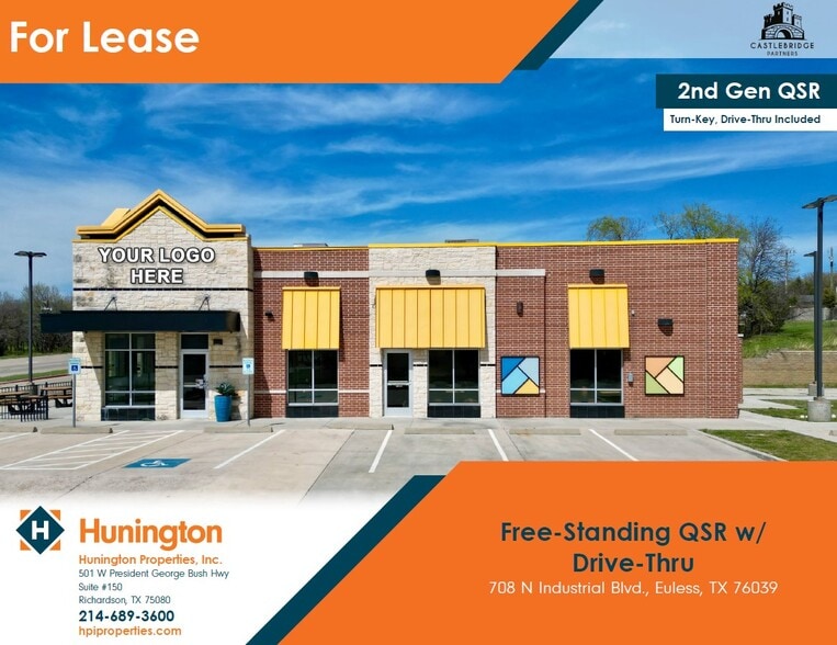 Primary Photo Of 708 N Industrial Blvd, Euless Fast Food For Lease