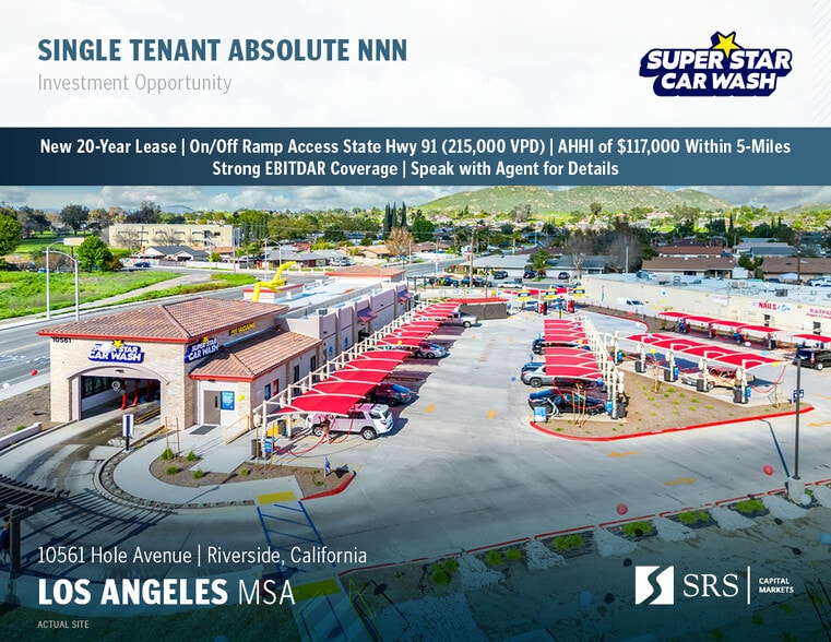Primary Photo Of 10561 Hole Avenue, Riverside Carwash For Sale