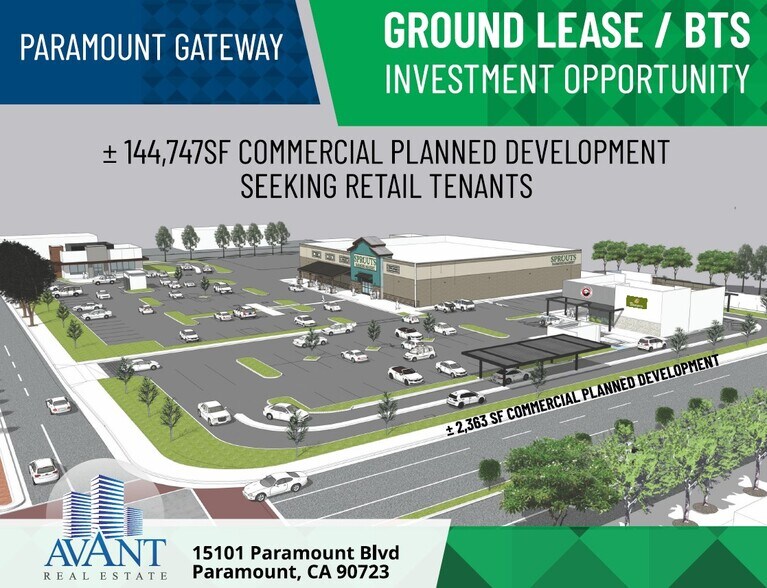 Primary Photo Of 15101 Paramount Blvd, Paramount Fast Food For Lease