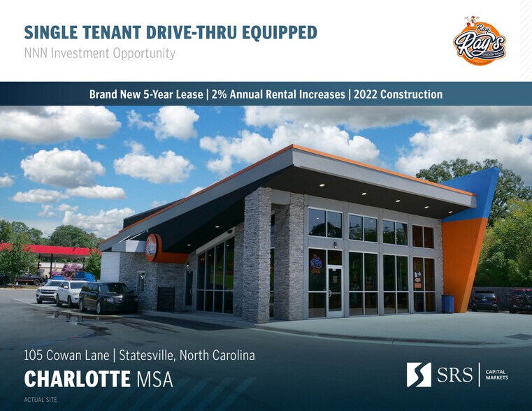 Primary Photo Of 105 Cowan Ln, Statesville Fast Food For Sale