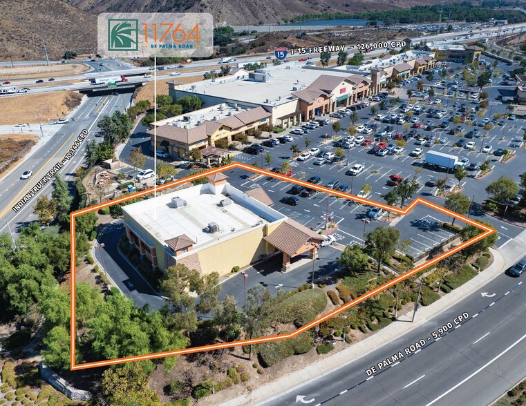 Primary Photo Of 11764 De Palma Rd, Corona Freestanding For Lease