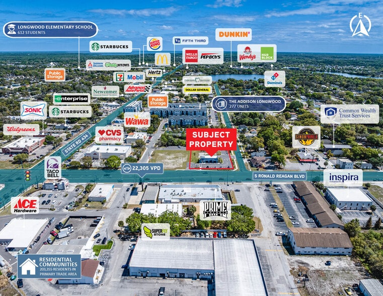 More Photos Of 189 S Ronald Reagan Blvd, Longwood Freestanding For Sale