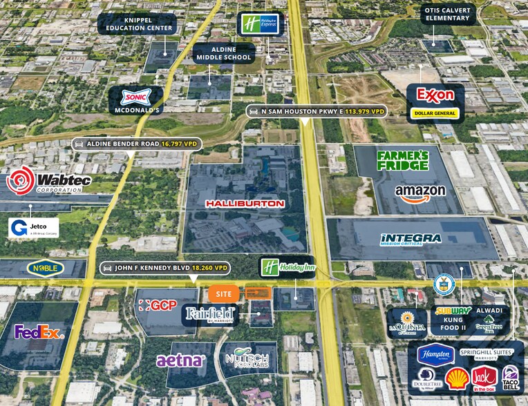 More Photos Of John F Kennedy Blvd @ Interwood N. Parkway, Houston Land For Sale