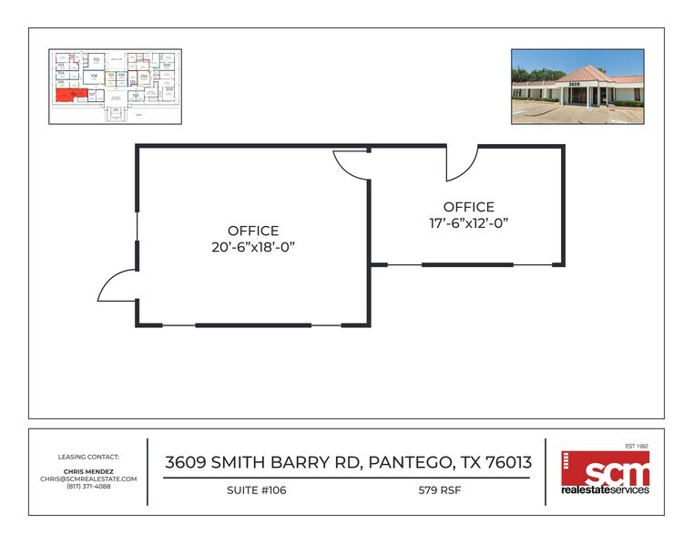 More Photos Of 3609 Smith Barry Rd, Pantego Office For Lease