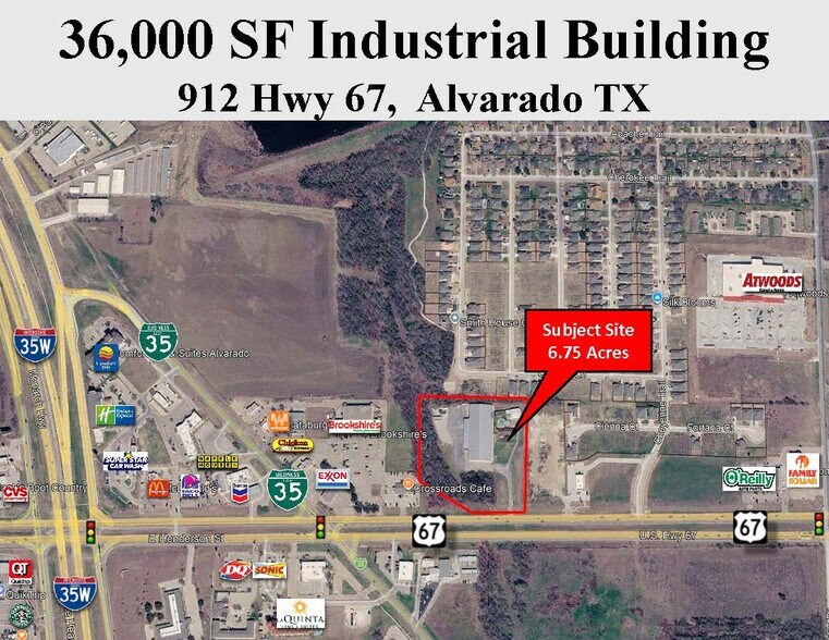 More Photos Of 912 US-67, Alvarado Industrial For Sale