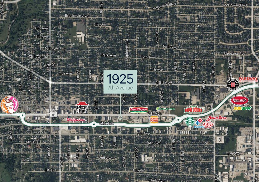 More Photos Of 1925 7th Ave, Marion Freestanding For Lease