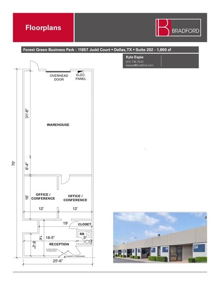 More Photos Of 11857 Judd Ct, Dallas Showroom For Lease