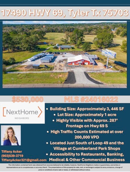 More Photos Of 17490 US Highway 69 S, Tyler Showroom For Sale