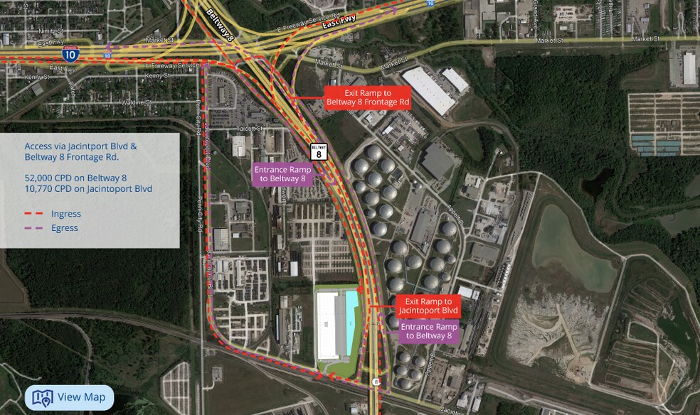 More Photos Of Beltway 8 @ Jacintoport Blvd, Houston Distribution For Lease
