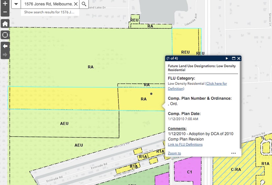 More Photos Of 1576 Jones Rd, Melbourne Land For Sale