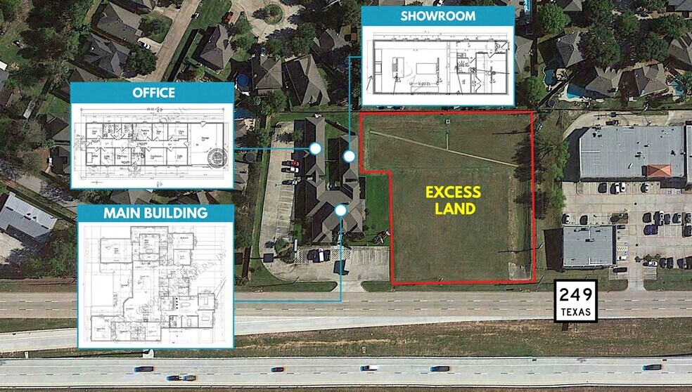 More Photos Of 2.43ac SH 249 & Decker Prairie Rd, Pinehurst Land For Lease