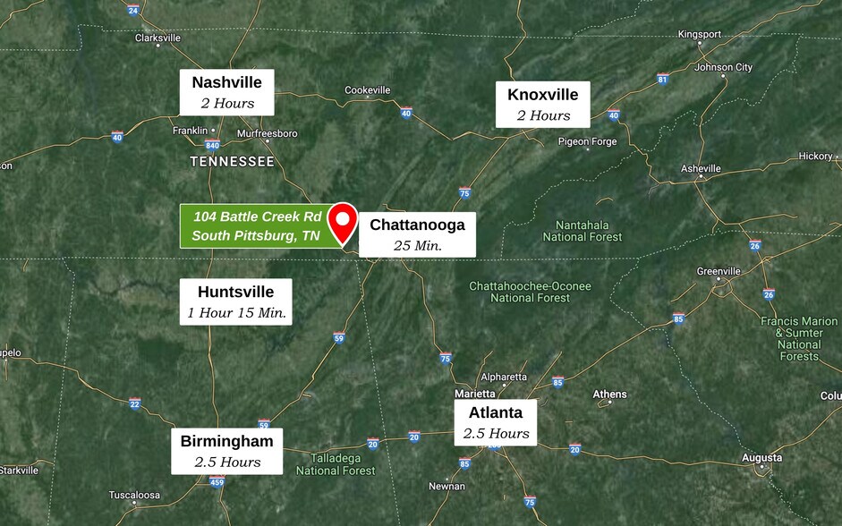 More Photos Of 104 Battle Creek, South Pittsburg Medical For Sale