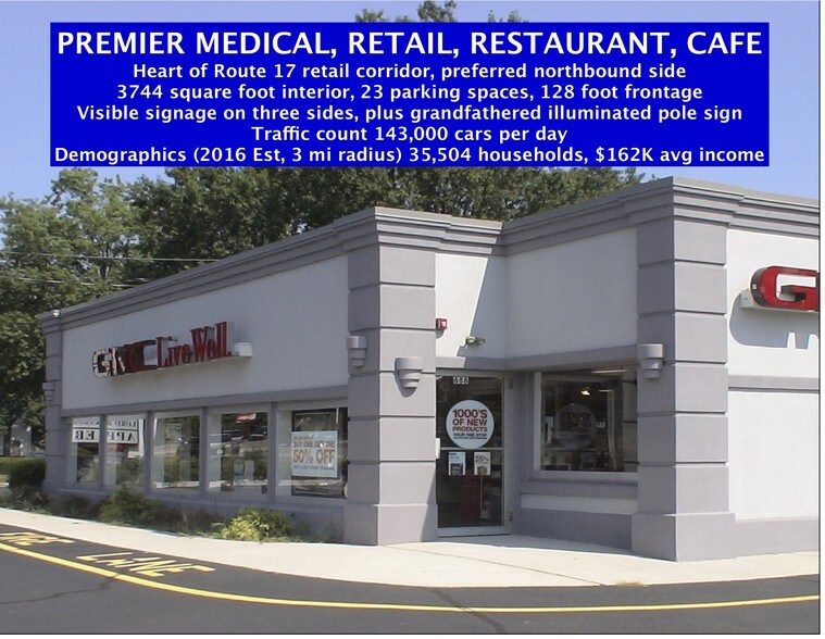 More Photos Of 688 N State Route 17, Paramus Freestanding For Lease