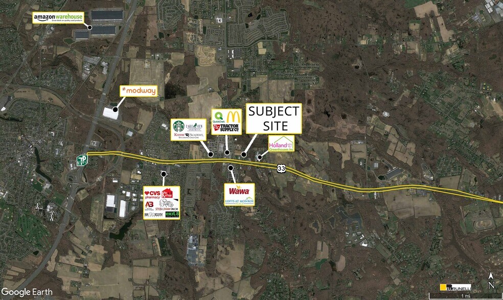 More Photos Of 957 Route 33 W, Monroe Township Unknown For Lease