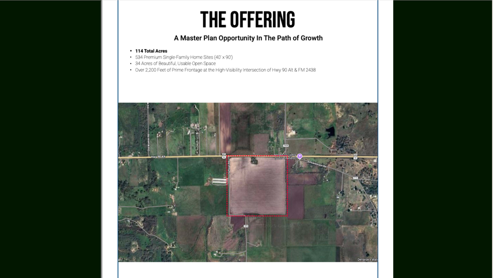 More Photos Of Alt 90 and Hoffman, Seguin Land For Sale