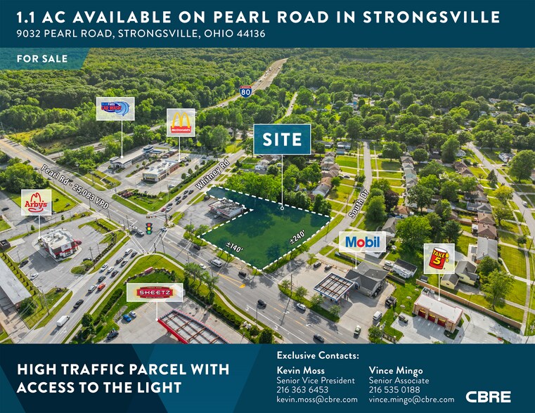 Primary Photo Of 9032 Pearl Rd, Strongsville Land For Sale