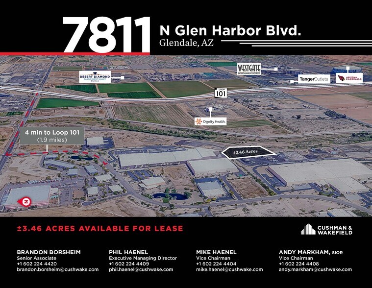 Primary Photo Of 7811 N Glen Harbor Blvd, Glendale Land For Lease