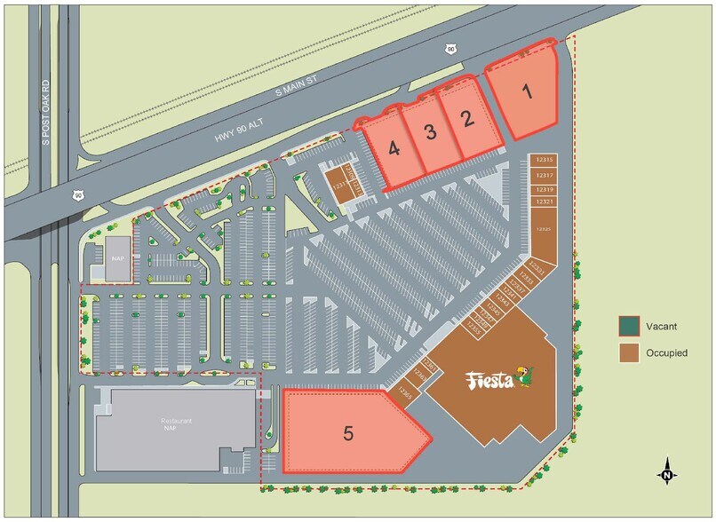 Primary Photo Of 12309-12367 S Main St, Houston Land For Lease