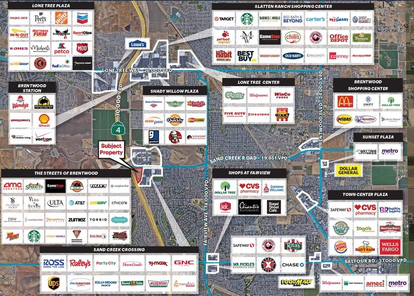 More Photos Of Sand Creek Rd, Brentwood Freestanding For Lease