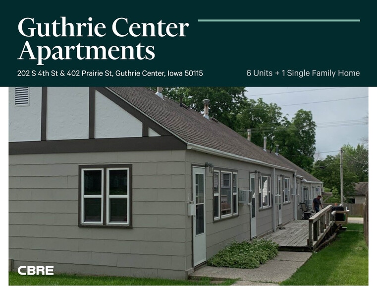 Primary Photo Of 202 S 4th St, Guthrie Center Multifamily For Sale