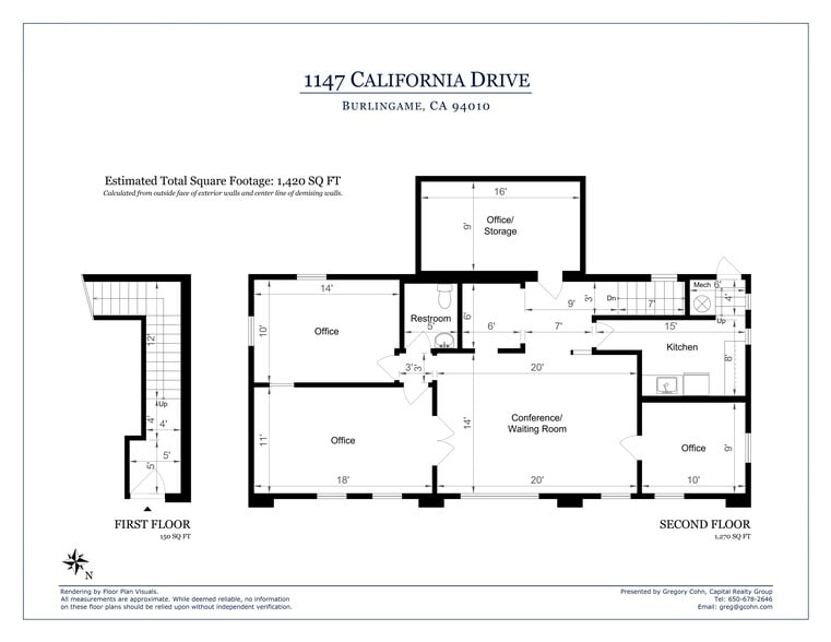 More Photos Of 1145 California Dr, Burlingame Storefront For Lease