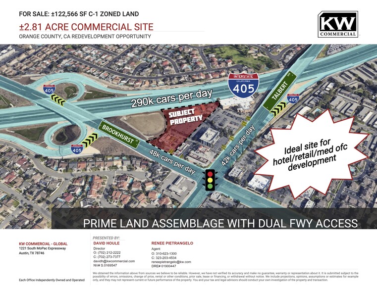 Primary Photo Of Brookhurst St @ I-405, Fountain Valley Land For Sale