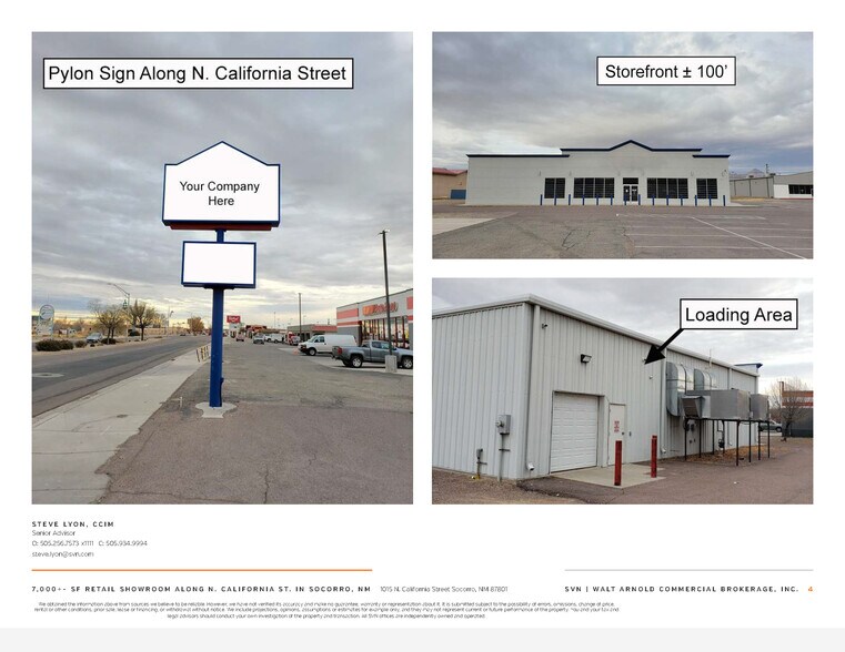 More Photos Of 1015 N California St, Socorro Freestanding For Lease