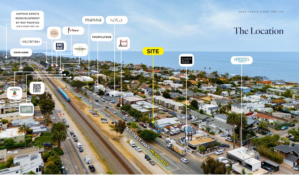 More Photos Of 1232-1234 N Coast Highway 101, Encinitas Storefront For Lease