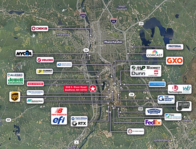 More Photos Of 308 S River Rd, Bedford Distribution For Lease