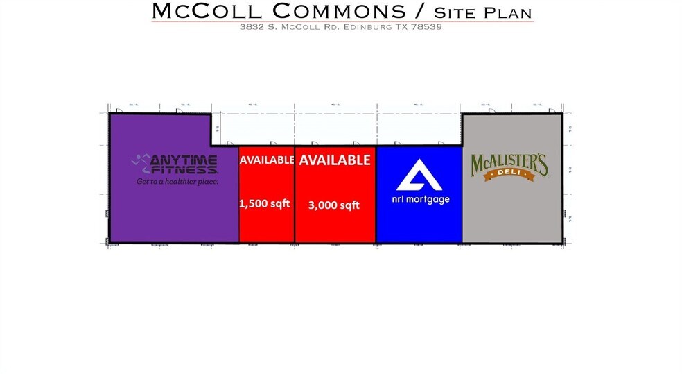More Photos Of 3832 S McColl Rd, Edinburg Storefront For Lease