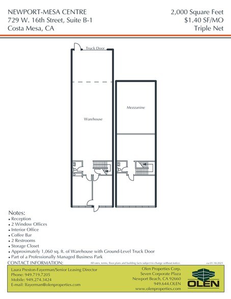 More Photos Of 887 W 16th St, Newport Beach Light Manufacturing For Lease