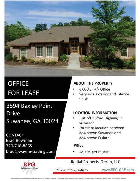 More Photos Of 3594 Baxley Point Dr, Suwanee Office For Lease