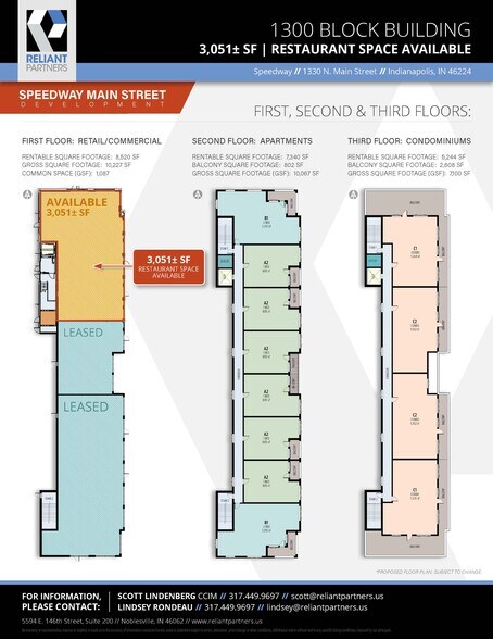 More Photos Of 1302 Main St, Speedway Apartments For Lease
